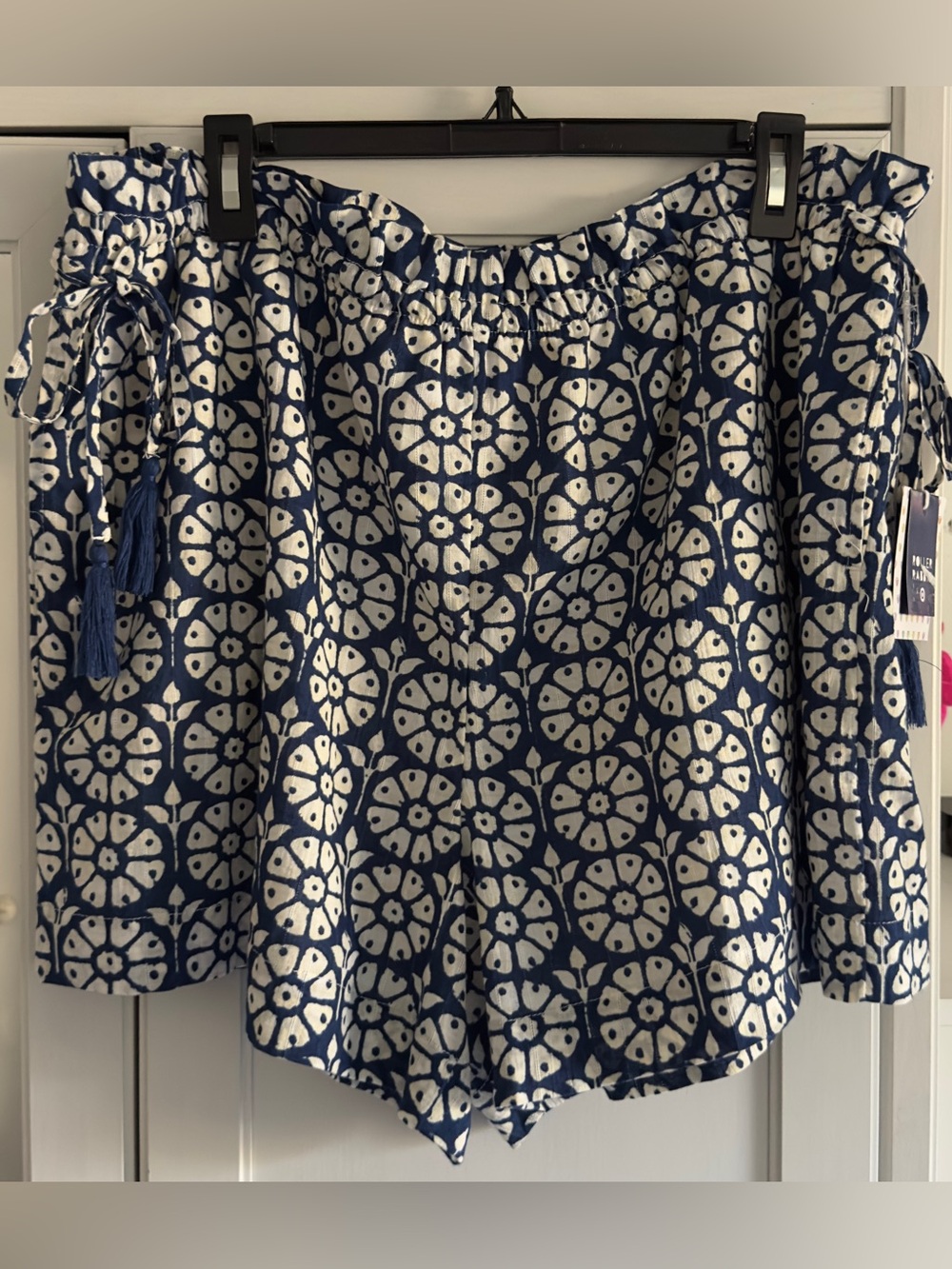Roller Rabbit × Target Women's Daisy Floral Side-Tie Pull-On Shorts Size XL